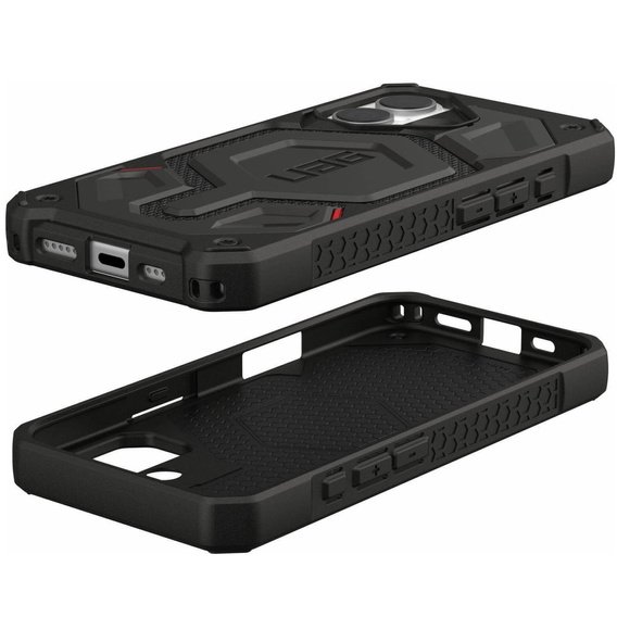 Etui Urban Armor Gear do iPhone 17, Monarch Pro Kevlar MagSafe, kevlar black