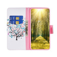 Etui z klapką do Xiaomi Redmi 12 4G, Wallet, Colorful Tree białe