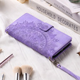 Etui z klapką do Xiaomi Redmi Note 13 Pro 4G / Xiaomi Redmi Note 14S / Xiaomi Poco M6 Pro 4G, Mandala, fioletowe