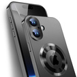 Etui do iPhone 16, Dual Glass, do Magsafe, czarne