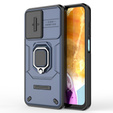 Etui do Samsung Galaxy M15 5G, KickStand Camera Lens, niebieskie