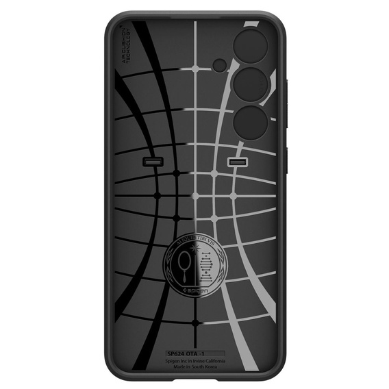 Etui Spigen do Samsung Galaxy S24 FE, Optik Armor, Czarne + Szkło Hartowane 9H
