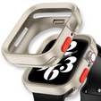 Etui Silikonowe do Apple Watch 4/5/6/SE 40mm, beżowe