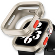 Etui Silikonowe do Apple Watch 4/5/6/SE 44mm, beżowe