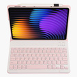 Etui z klawiaturą bluetooth do Xiaomi Pad 7 / 7 Pro, Różowe