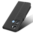 Etui z klapką do Infinix Hot 20i, Wallet Smart Magnet Case, czarne