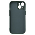 Etui do iPhone 15, Silicone Lite, ciemnozielone