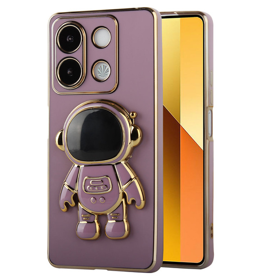 Etui do Xiaomi Redmi Note 13 5G, Astronaut, fioletowe + Szkło Hartowane 9H