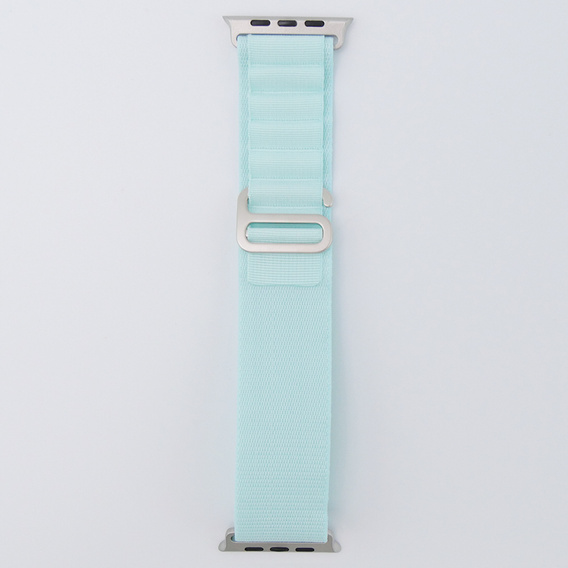 Pasek Nylonowy do Apple Watch 1/2/3/4/5/6/7/8/9/10/11/SE Ultra 1/2/3 42/44/45/46/49mm, Niebieski