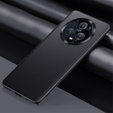 Etui skórzane do Honor Magic 5 Pro, Obudowa leather hybrid Case, Czarne