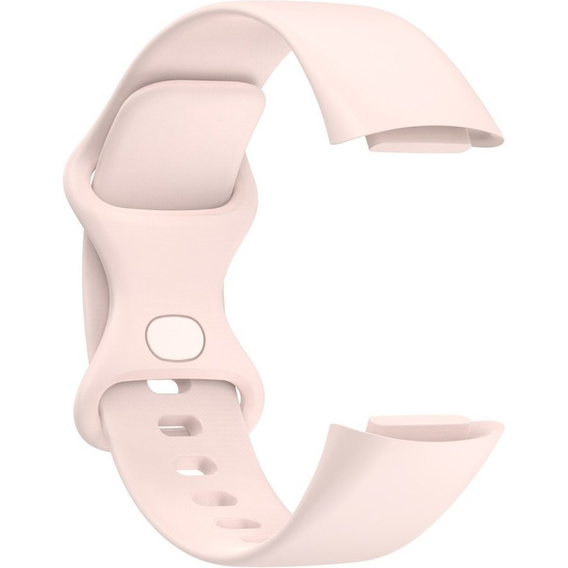 Pasek silikonowy do Fitbit Charge 5, Różowy