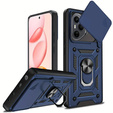 Etui pancerne do Honor 400 Pro 5G, CamShield Slide, niebieskie