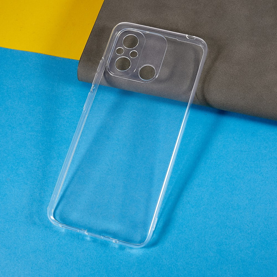 Etui cienkie do Xiaomi Redmi 12C/11A 4G, Slim, przezroczyste