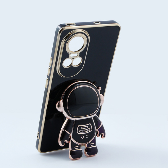 Etui do Oppo Reno 10 / 10 Pro, Astronaut, Czarne