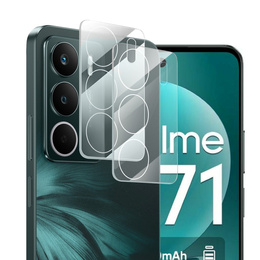 2x Szkło hartowane na aparat ERBORD do Realme C71, Przezroczyste