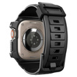 Pasek z etui Spigen do Apple Watch Ultra 1/2/3 49mm, Rugged Armor Pro, Czarny