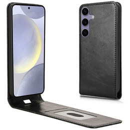 Etui z klapką do Samsung Galaxy S24 FE, Flip, czarne