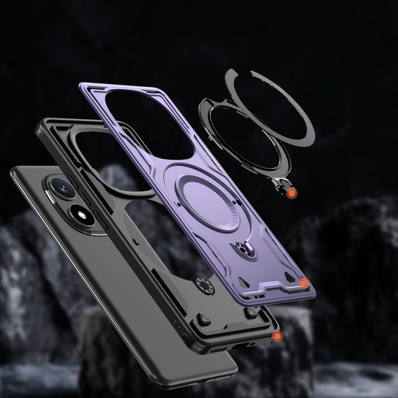 Etui do Xiaomi Redmi Note 14 Pro 5G / Xiaomi Poco X7 5G, Military MagSafe, fioletowe