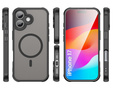 Etui Matt Case do iPhone 17, do MagSafe, wzmocnione, matowe z czarną ramką