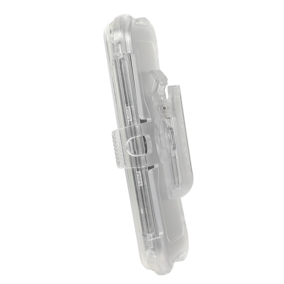 Pancerne Etui do Samsung Galaxy S24, Belt Clip, z klipsem, przezroczyste