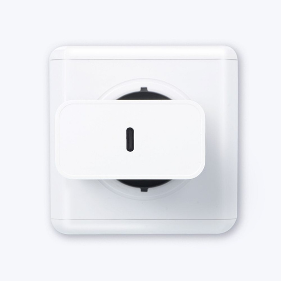 Forcell F-Energy TFK‑TC‑45WPD – Szybka ładowarka sieciowa USB-C 45 W QC4.0/PD - Biała