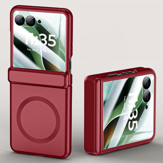 Etui ochronne z MagSafe do Motorola Razr 60 Ultra 5G – czerwone