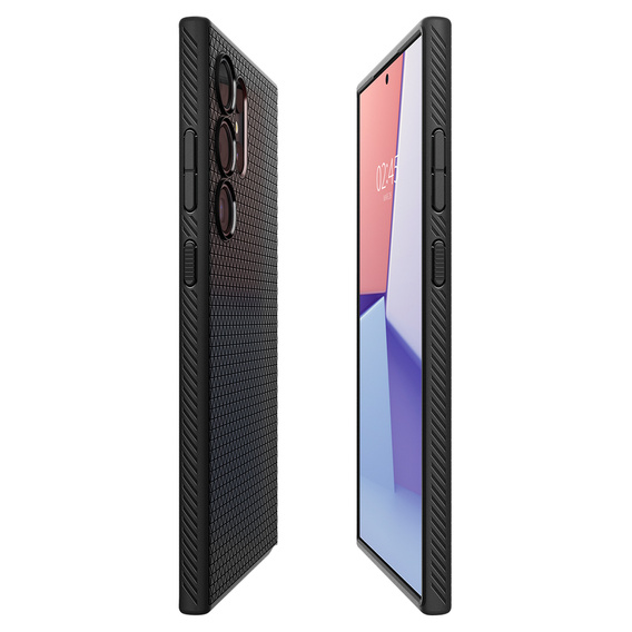 Etui Spigen do Samsung Galaxy S24 Ultra, Liquid Air, czarne