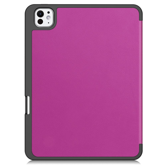 Etui do iPad Pro 11" 2024 (5 gen.), Smartcase z miejscem na rysik, fioletowe