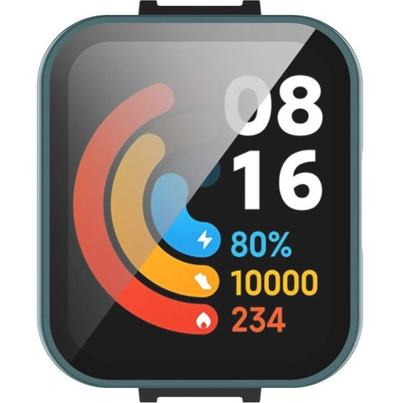 2w1 Etui + Szkło do Xiaomi Redmi Watch 2 Lite, Zielony
