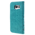 Etui z klapką do Samsung Galaxy S7 Edge, Butterfly, niebieskie