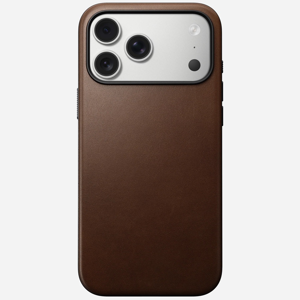 Etui Nomad do iPhone 17 Pro Max, Modern Leather Case, brązowe