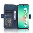 Etui z klapką do Samsung Galaxy A26 5G, Card Slot, granatowe