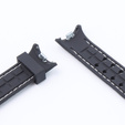Pasek Silikonowy do Xiaomi Smart Band 10 / 9 / 8, Czarny / Szary