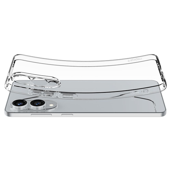 Etui Spigen do Samsung Galaxy S25 Edge, Liquid Crystal, przezroczyste + Szkło hartowane