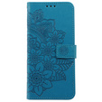 Etui z klapką do Realme 11 Pro 5G / Pro+ 5G, Mandala, niebieskie