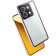 Etui do Xiaomi Redmi Note 13 5G, Magnetic Dual Glass, fioletowe