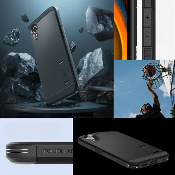 Etui Spigen Tough Armor do Samsung Galaxy XCover 7 Pro – Czarne