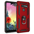 Etui pancerne do LG K50S, Nox Case Ring, czerwone