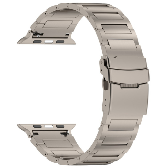 Bransoleta do Apple Watch 1/2/3/4/5/6/7/8/9/10/11/SE Ultra 1/2/3 42/44/45/46/49mm, Tytanowa