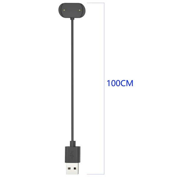 Kabel USB / Ładowarka do Amazfit T-Rex Ultra, Czarny