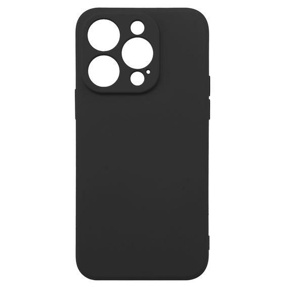 Etui do iPhone 15 Pro, Silicone Lite, czarne