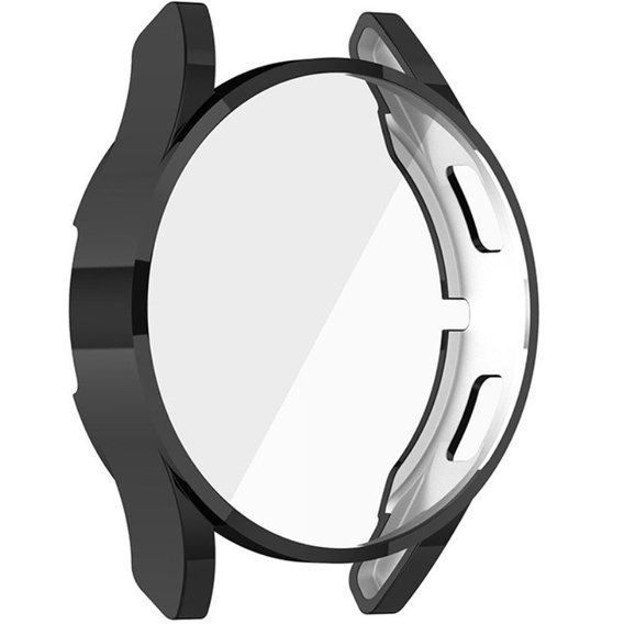 Etui z osłoną na ekran do Samsung Galaxy Watch 4 44mm, Czarny