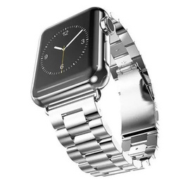 Bransoleta do Apple Watch 1/2/3/4/5/6/7/8/9/10/11/SE Ultra 1/2/3 42/44/45/46/49mm, Srebrna