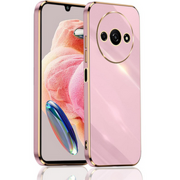 Etui do Xiaomi Redmi A3, Glamour CamShield, fioletowe