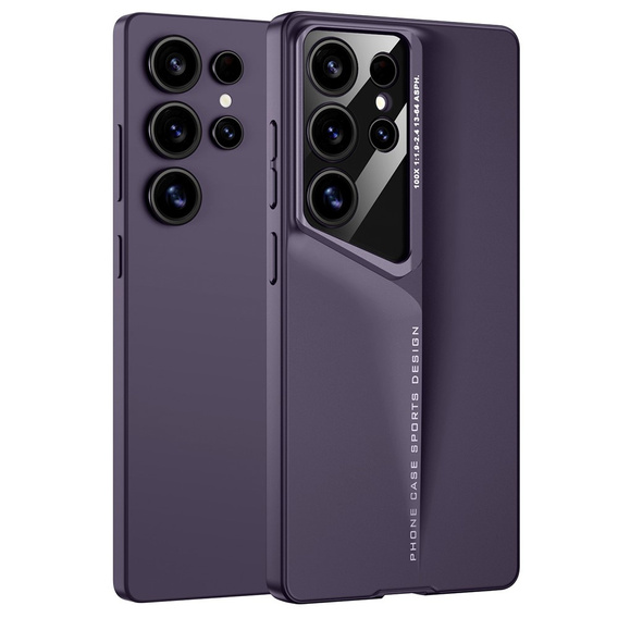 Etui do Samsung Galaxy S25 Ultra – ultra cienkie, twarde, matowe – fioletowe