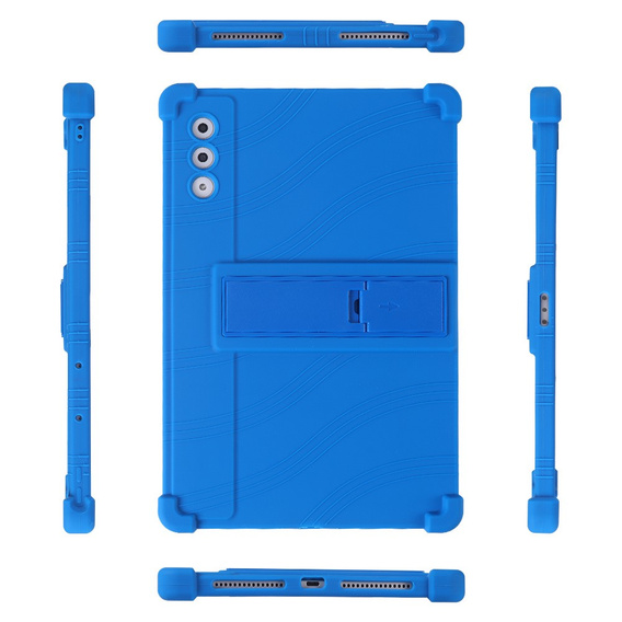 Etui silikonowe do Lenovo Yoga Tab Plus 12,7", Impact, pancerne, granatowe