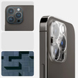 2x Spigen OPTIK.TR, Szkło Hartowane na Aparat do iPhone 14 Pro / 14 Pro Max, Crystal Clear