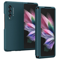 Etui Hinge Cover do Samsung do Galaxy Z Fold3 5G, ze szkłem, Green