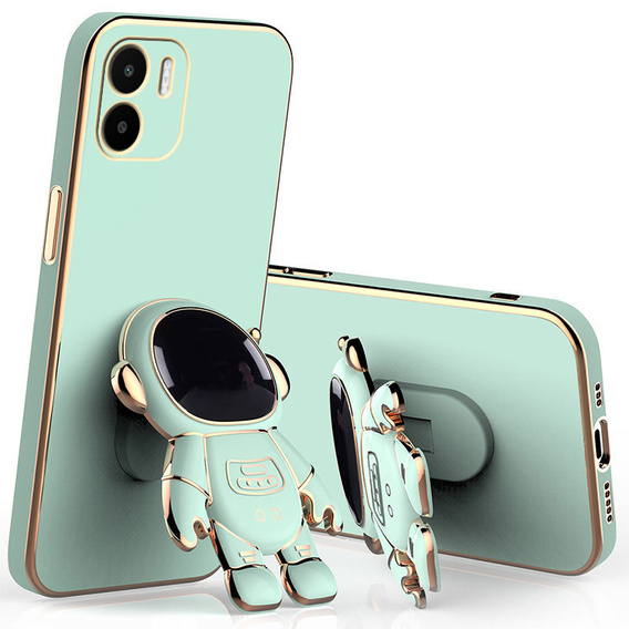 Etui do Xiaomi Redmi A1 4G / A2 4G, Astronaut, zielone