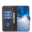 Etui z klapką do Xiaomi Redmi Note 13 Pro 4G / Xiaomi Redmi Note 14S / Xiaomi Poco M6 Pro 4G, BINFEN Wallet, czarne